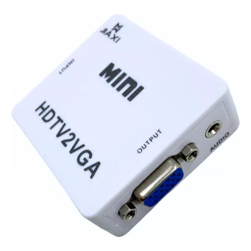 Mini Adaptador Conversor De Hdmi Para Hdtv Vga Com Áudio em Oferta na Shopee