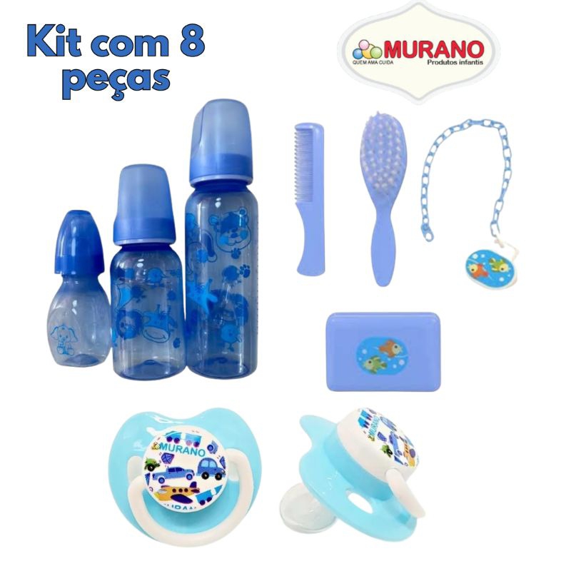 Kit com 3 Mamadeiras & Produtos Para o seu Bebê