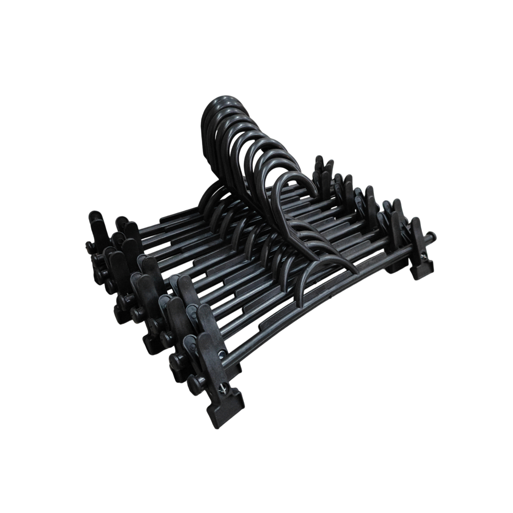 Cabide Saia com Presilha Fina Kit com 10 Unidades