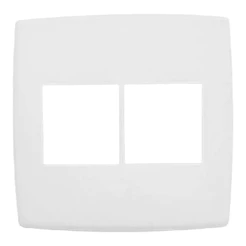 Espelho Placa 2+2 Postos Adjacentes 4x4 Branco Pial Plus