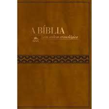 Bíblia em Ordem Cronológica | NVI | Capa Luxo Marrom em Oferta na Shopee