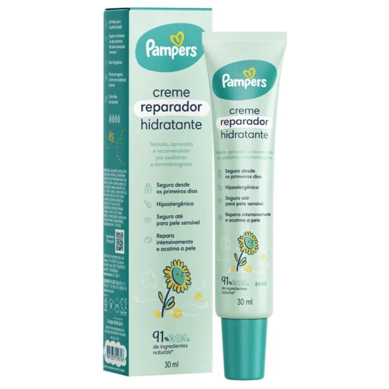 Creme Reparador Hidratante Girassol 30ml - Pampers