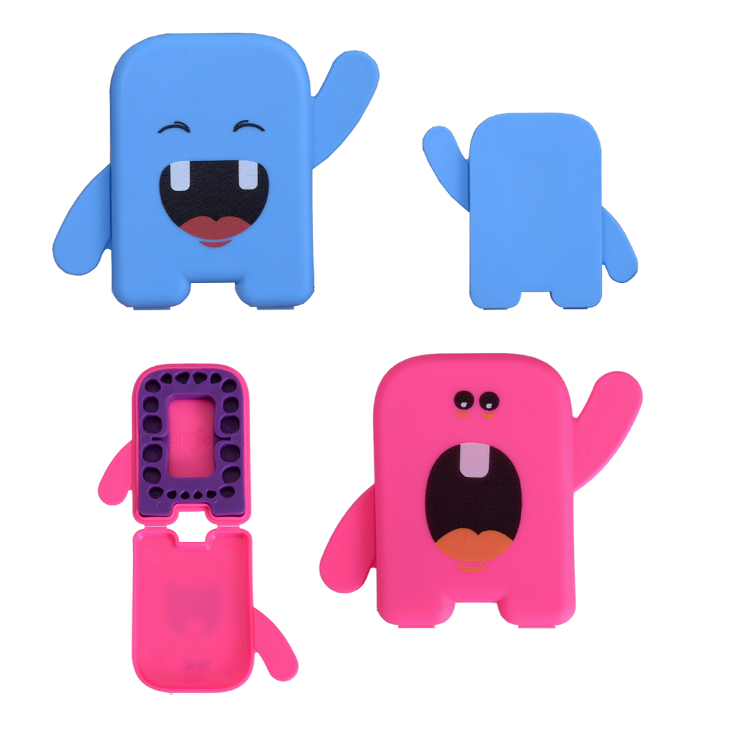 Compartimento Porta Dentes de Leite Album Dental Angie Caixa Azul Rosa em Oferta na Shopee