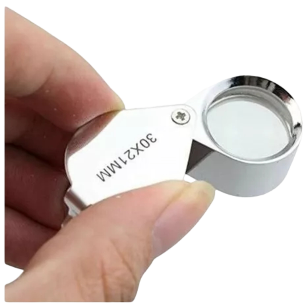 Mini Lupa De Joalheiro Perito Lente 21mm Aumento De 30x menor preço