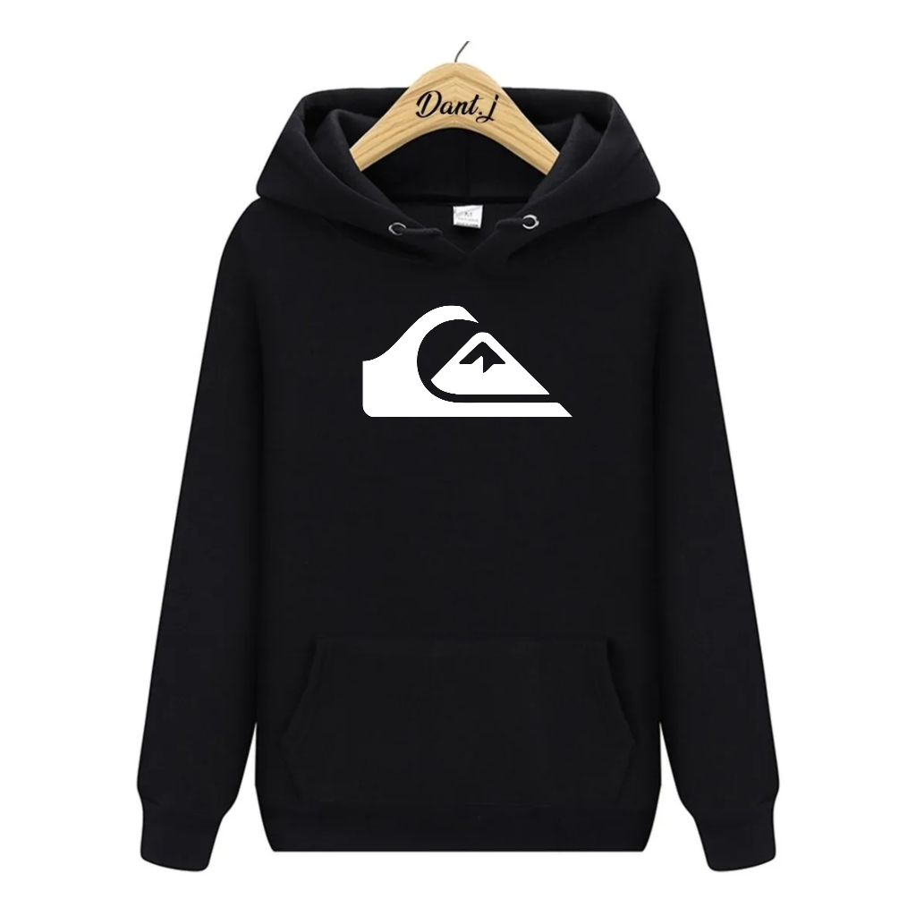 Moleton Moletom Preto Masculino Moletom Estiloso Quiksilver Plus Size G1 á G4 Unissex