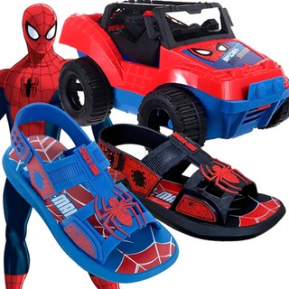 Sandalia Menino Homem Aranha Spider Man Buggy Carrinho Brinquedo Grendene 22940 em Oferta na Shopee