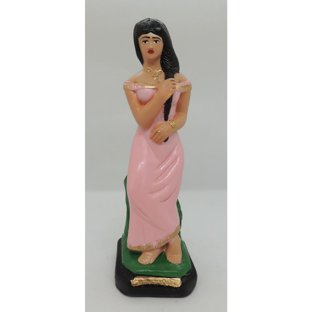 Estátua Imagem Cigana Rosa 20cm