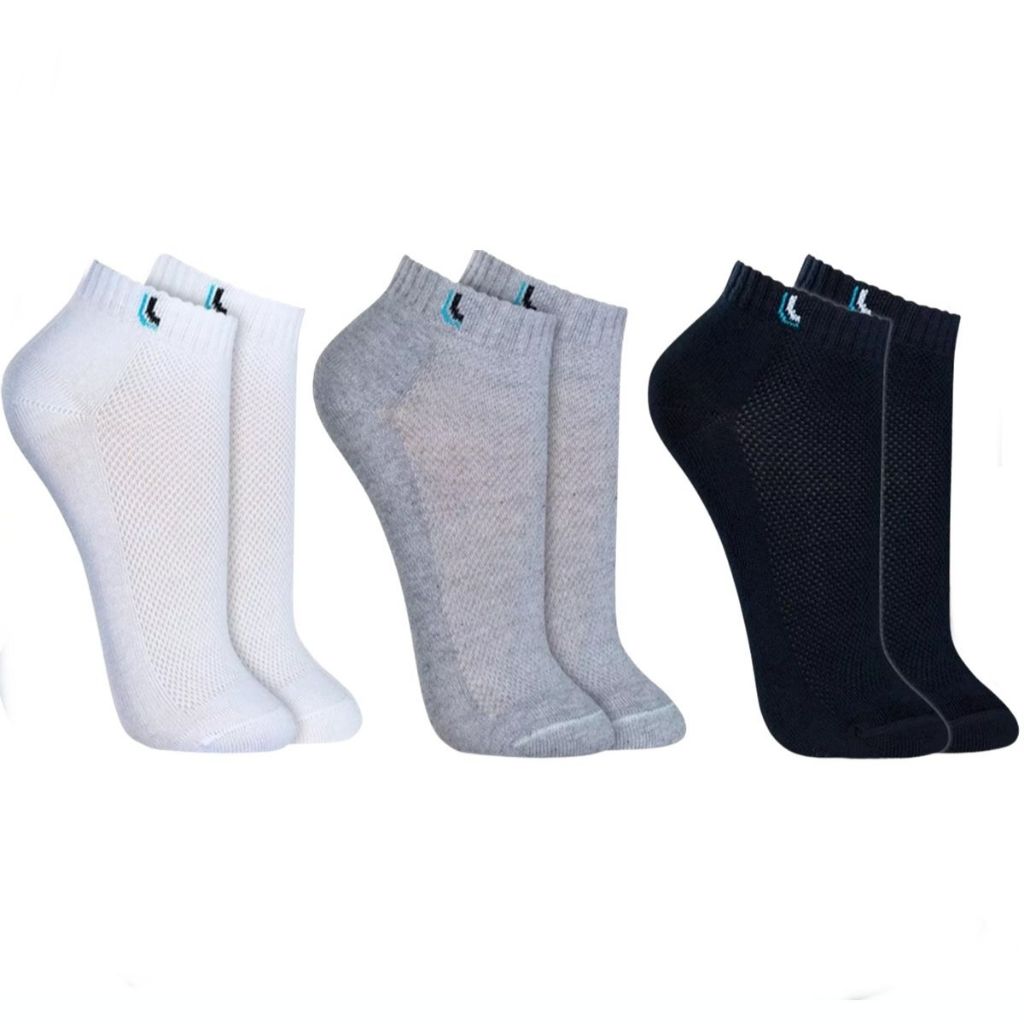 Kit 3 Pares Meias Lupo Cano Curto Soquete Algodão Academia Original