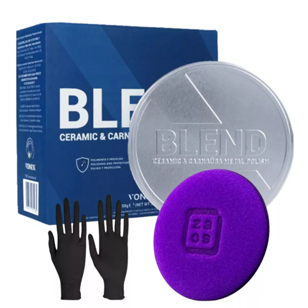 KIT BLEND METAL POLISH + LUVA E APLICADOR em Oferta na Shopee