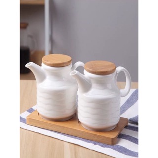 Kit Com 2 Peças Porta Mantemento em Cerâmica  com bandeja em Oferta na Shopee