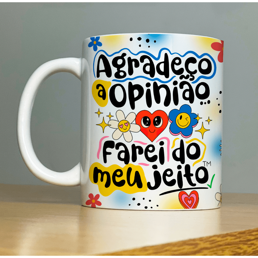 Caneca de Porcelana Personalizada - Xícara com Frases Divertidas e Engraçadas - Indelicadas em Oferta na Shopee