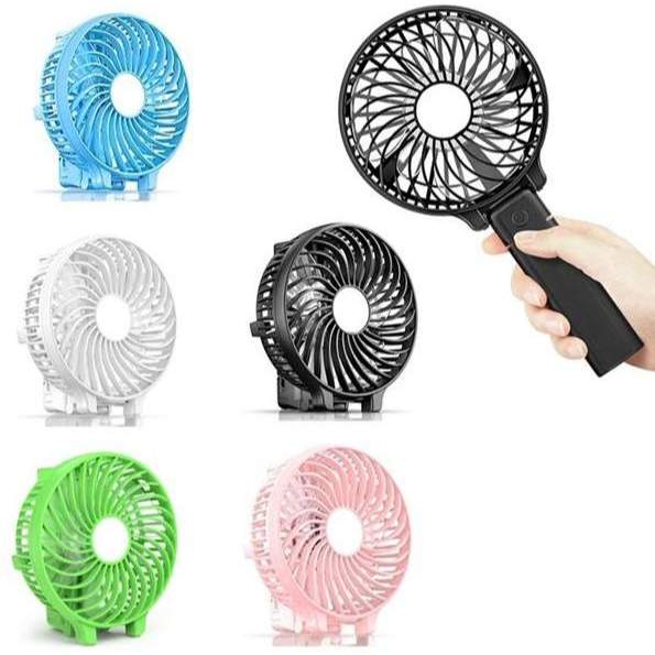 Mini Ventilador De Mão Portátil Recarregável 3 Velocidade