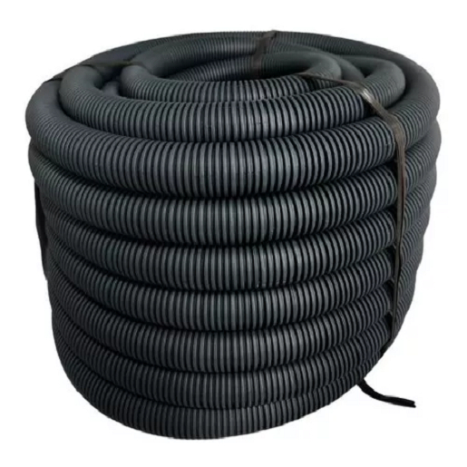 Conduite Eletroduto Flexivel 1" Polegada Cinza 25 Mts Pead Alta Reforçado em Oferta na Shopee