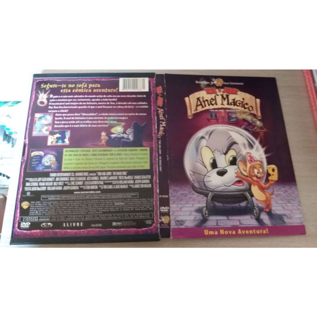 Tom E Jerry - Anel Mágico - Uma Nova Aventura Dvd Snapcase