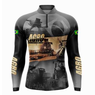 Camisa Masculina - Não desbota -com Proteção UV 50+ - Conforto e Segurança para Atividades ao Ar Livre em Oferta na Shopee