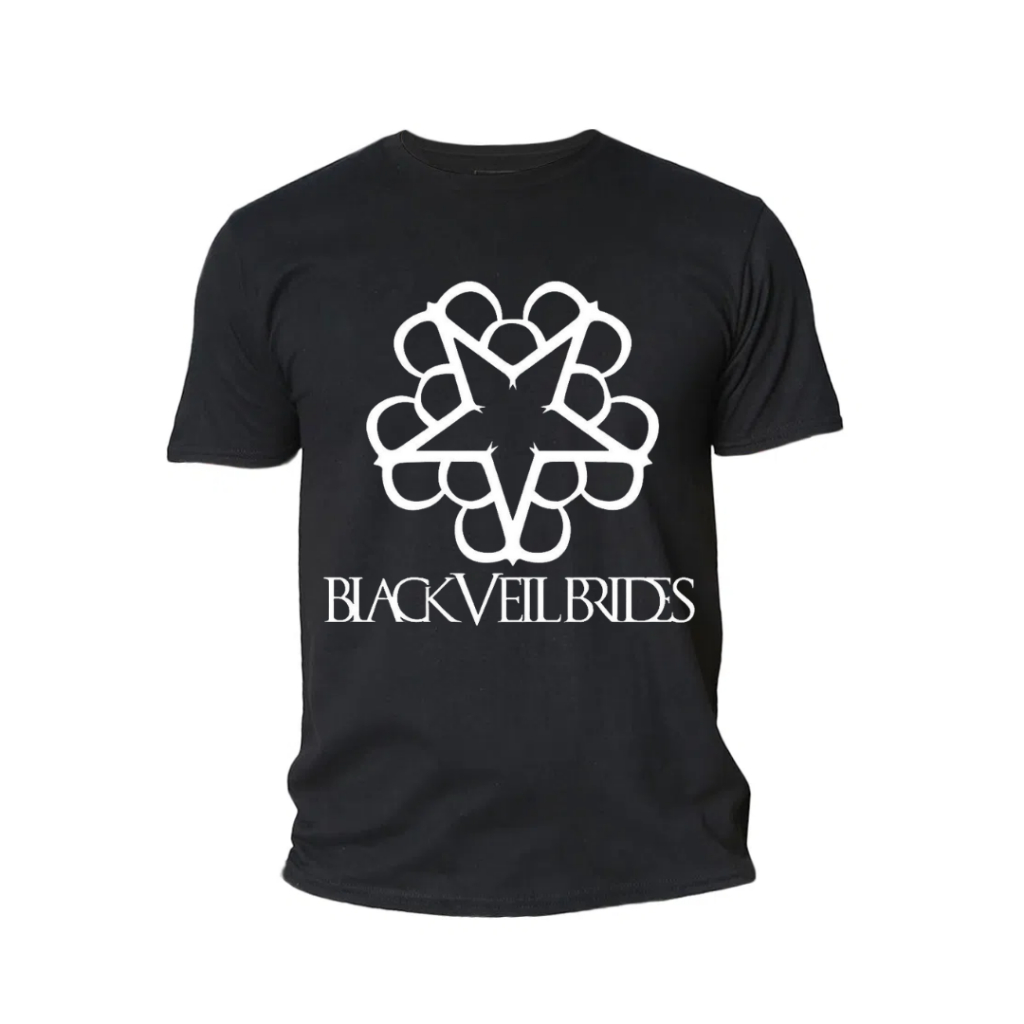Camiseta Camisa Banda de Rock Black Veil Brides Blusa unissex 100% Algodão T-shirt Envio Imediato