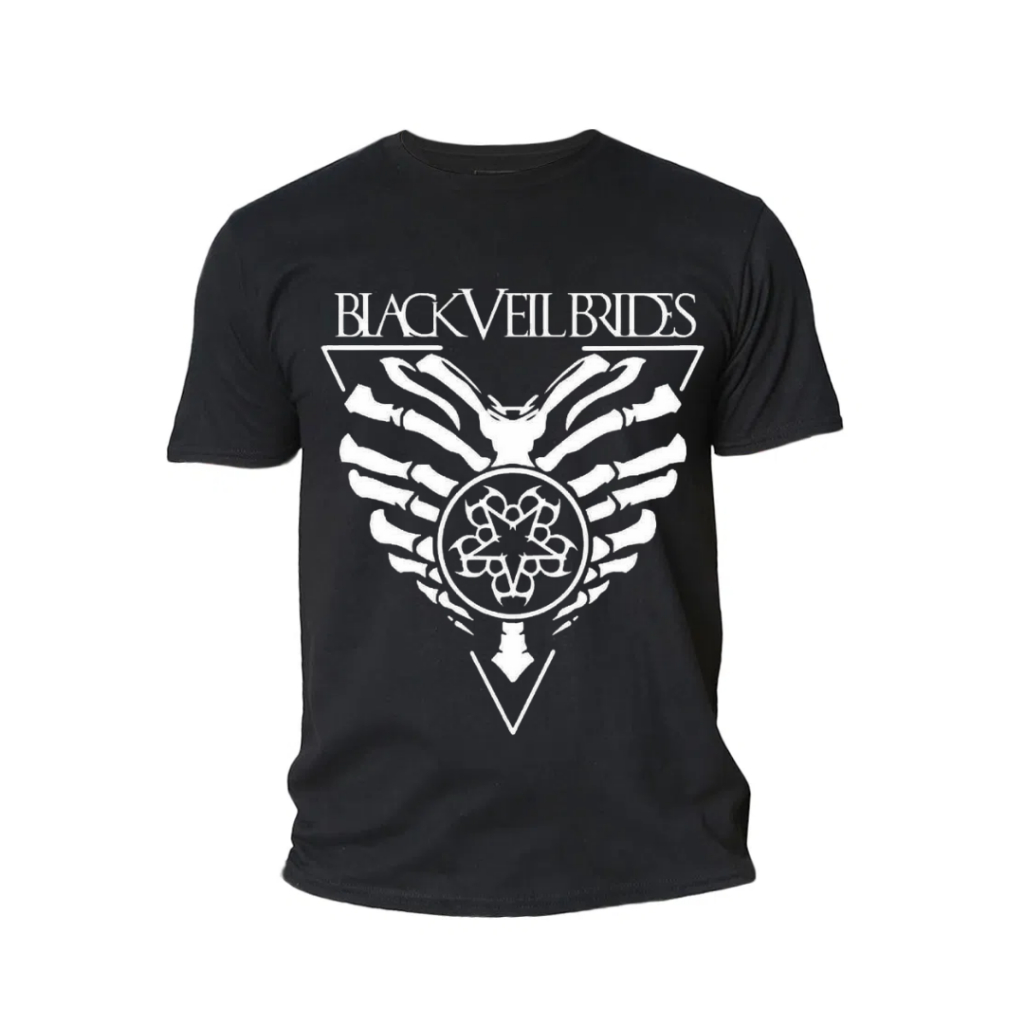 Camiseta Banda Black Veil Brides Blusa unissex 100% Algodão T-shirt Envio Imediato
