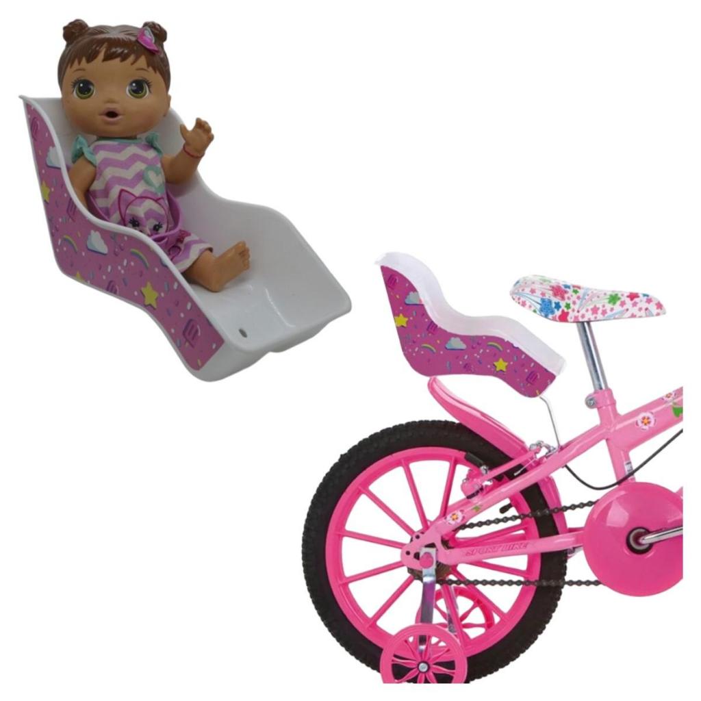 Cadeirinha Boneca Bike Baby Alive Para Bicicleta Infantil em Oferta na Shopee