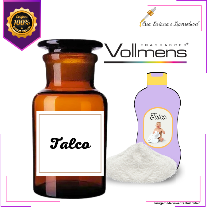 Essência Concentrada Talco Vollmens Para Aromatizador - Velas - Sabonetes - Perfumes em Oferta na Shopee