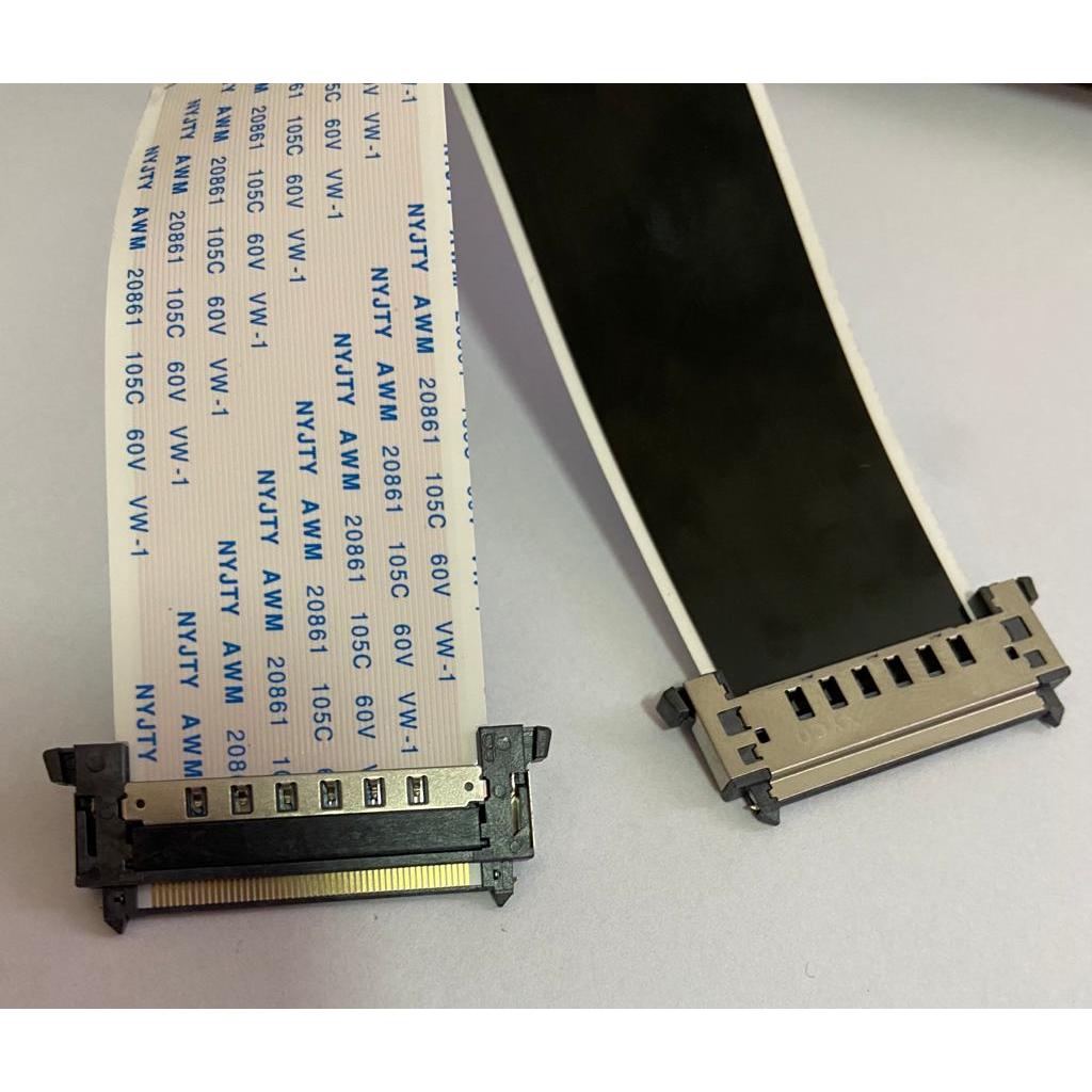 01 Cabo Flat LG 32 Cabo Flat (lvds) Ead61668604 32lk450 51vias C/conector nos 02 lados Novo