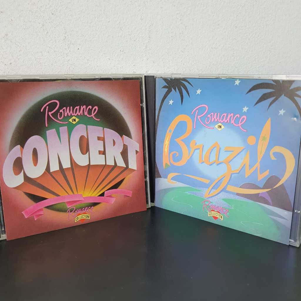 2 CDs Romance In Concert + Romance In Brazil - Emilio Santiago Maysa Strauss Vivaldi