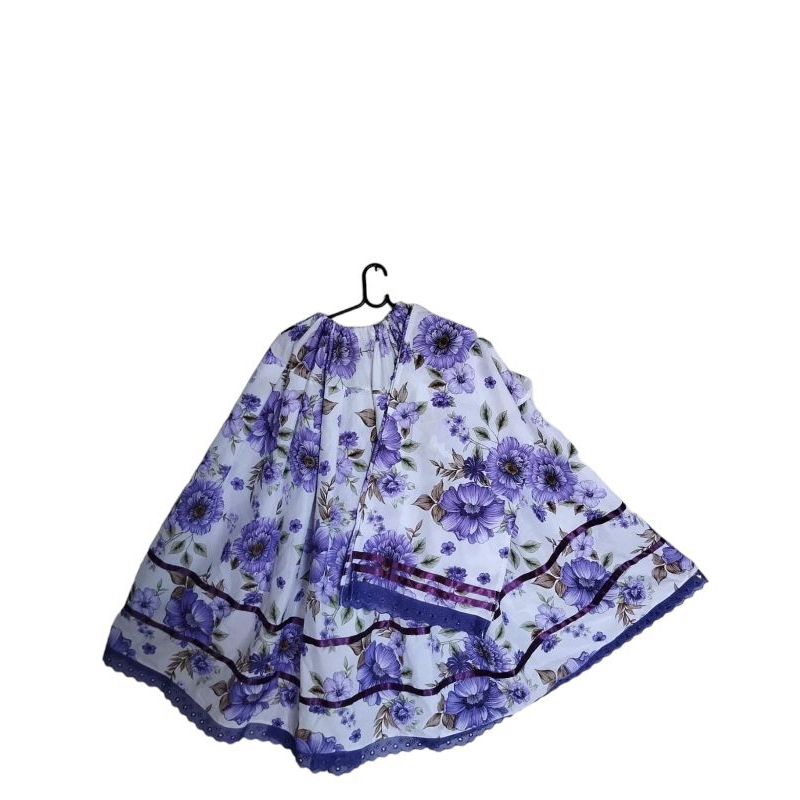 umbanda e candomblé conjunto de percal estampado