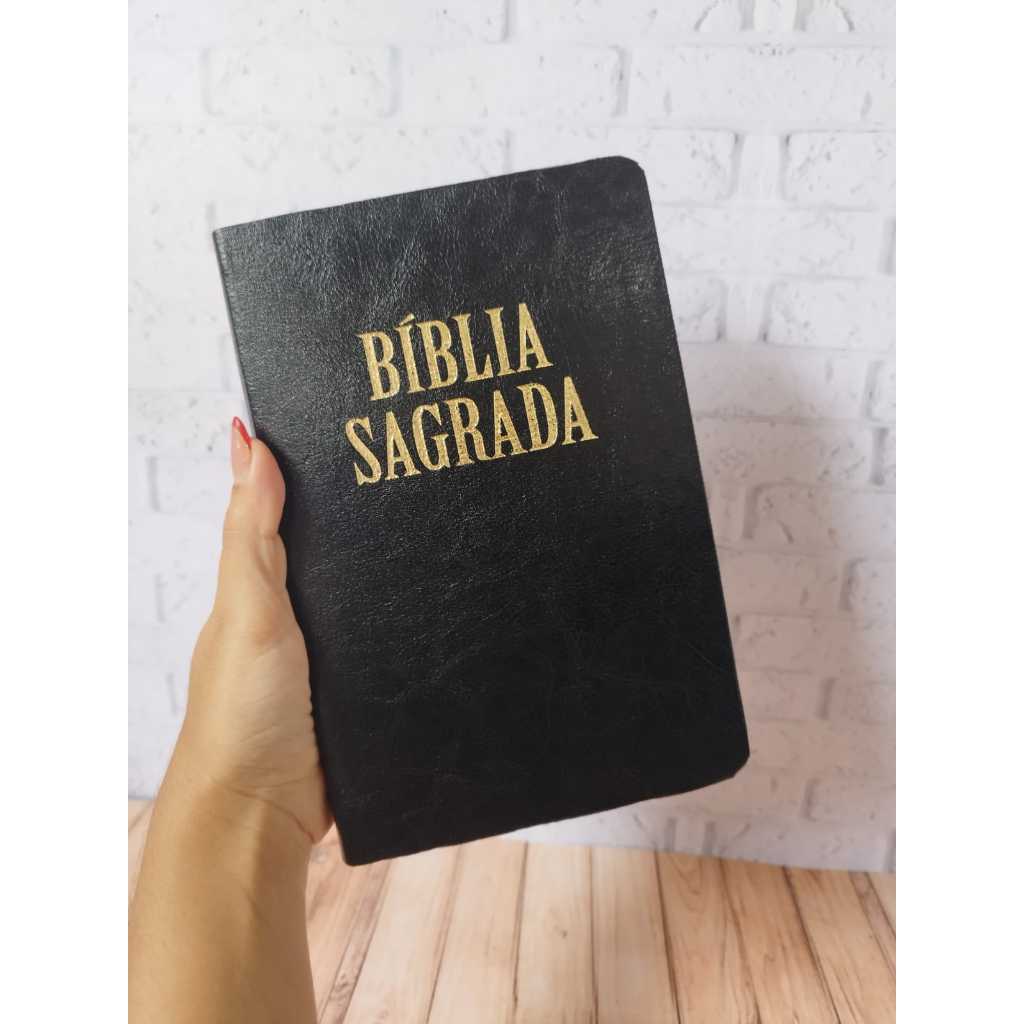Bíblia Sagrada | RC | Letra Grande | Com Mapas | Luxo | Preta em Oferta na Shopee