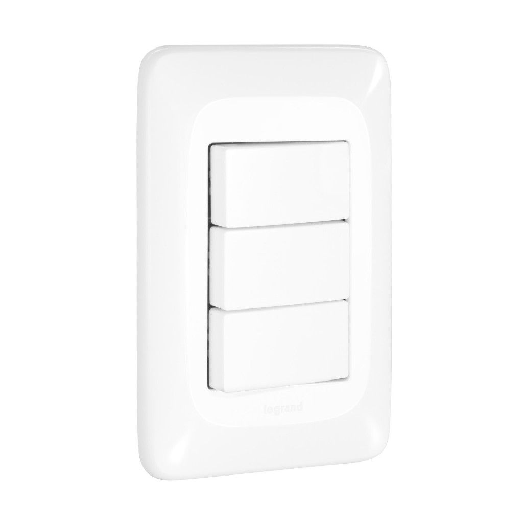 3 Interruptores Simples Conjunto 4x2 Pial Pop em Oferta na Shopee