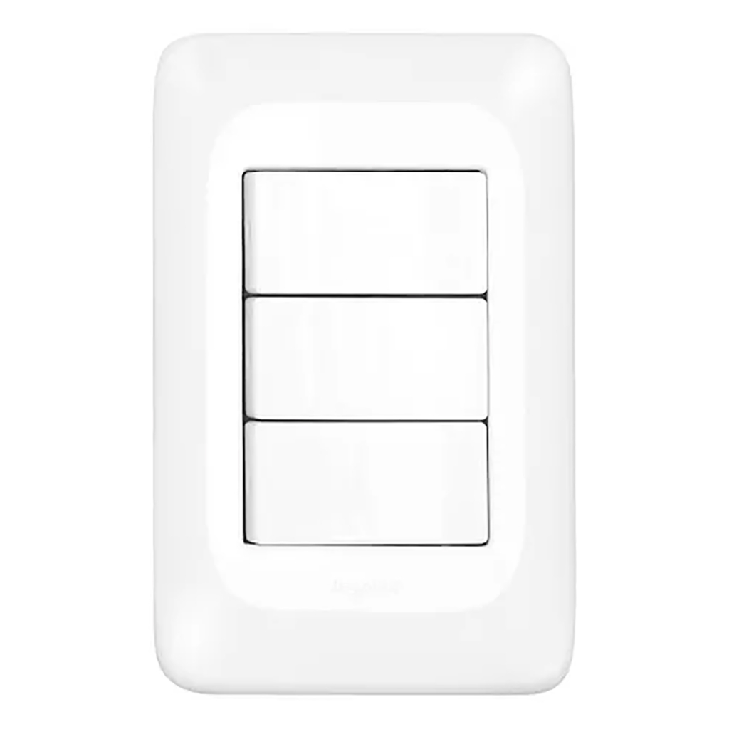 3 Interruptores Paralelos Conjunto 4x2 Pial Pop em Oferta na Shopee