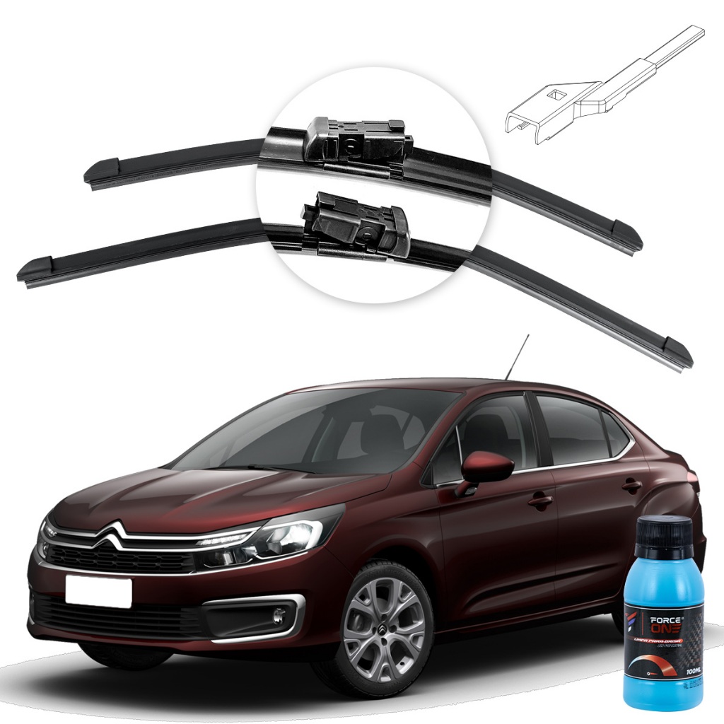 Limpador de Parabrisa Citroen C4 Lounge ano 14 a 20 Especifica em Oferta na Shopee