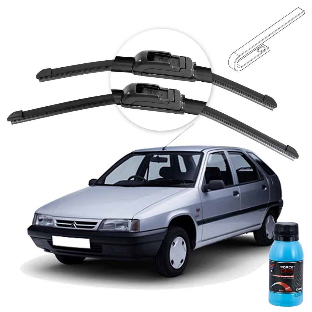 Limpador de Parabrisa Citroen ZX ano 91 a 97 Universal em Oferta na Shopee