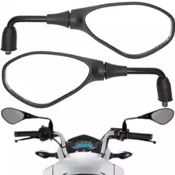 Par Retrovisor Bmw F800 90° Graus Rebaixado Haste Longa Honda Fan 160 Start 160 Cb 300 Bros