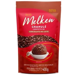 Granulé Confeito de Chocolate Melken ao Leite 400g Harald
