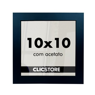 Moldura 10x10cm Acetato Quadros Foto Retrato Mini Madeira em Oferta na Shopee