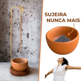 Incensário Invertido Porta Incenso com Coletor de Cinzas - Sujeira Nunca Mais - Queimador de Incenso em Oferta na Shopee