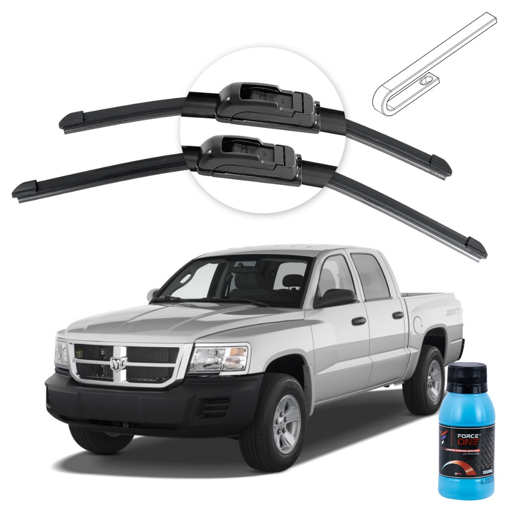 Limpador de Parabrisa Dodge Dakota ano 95 a 18 Universal em Oferta na Shopee