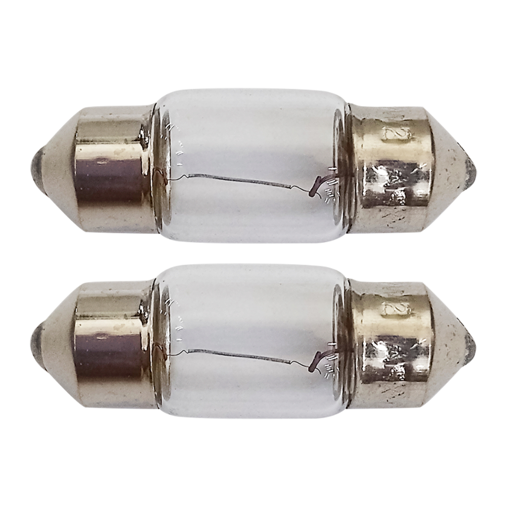 Lâmpada Torpedo Pequena 31mm Clear 12v 5w Luz Teto - 2/6/10 peças em Oferta na Shopee