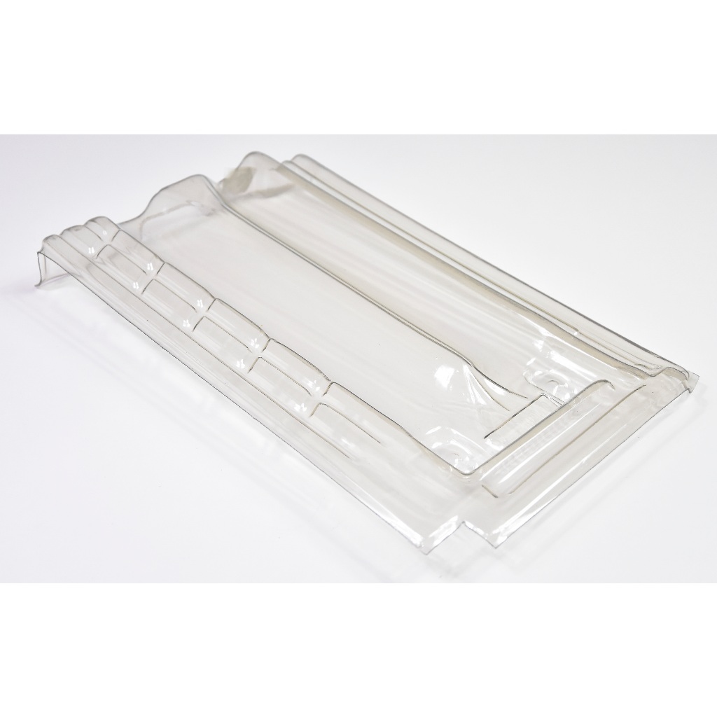 Kit 10 Telhas Francesa Parana Plastica Pet Transparente Medida 40x24 cm Thermo