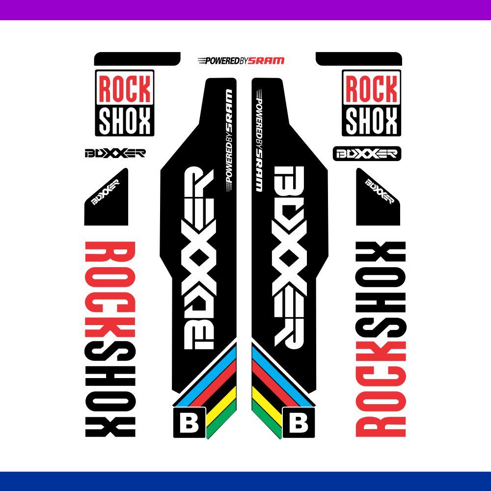 Adesivo para suspensão ROCCKSHOX BOXXER 2014