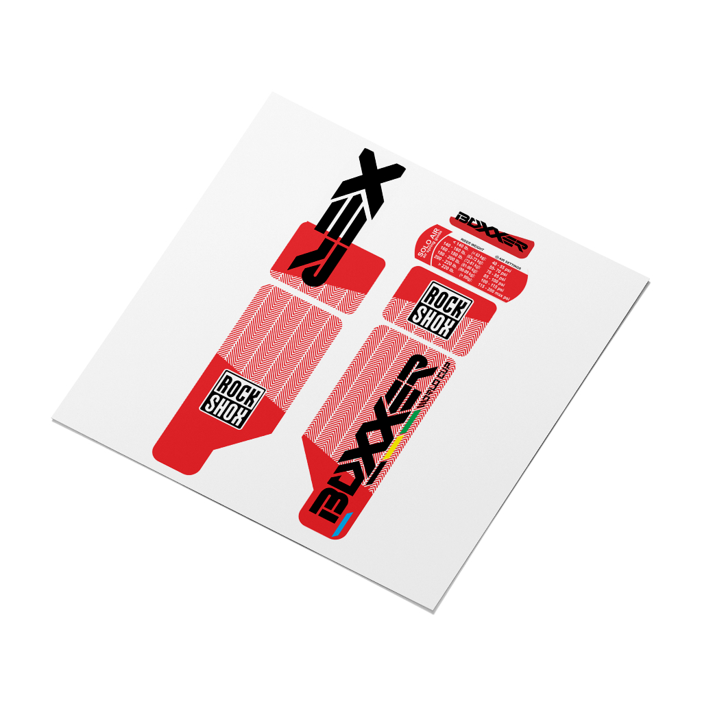 Adesivo para suspensão RocckShox BOXXER WORLDCUP 2012