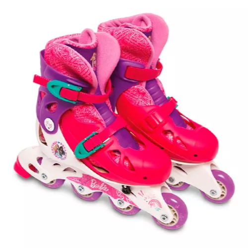 Barbie Patins Ajustável 33 A 36 - Fun F0091-2 - Sports & Outdoors