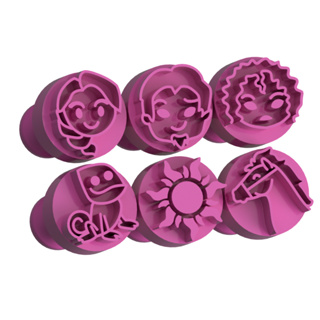 Carimbos para Docinhos Princesa Rapunzel em Oferta na Shopee