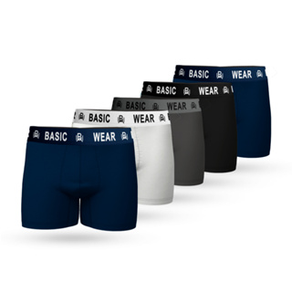 Kit 10 e 5 Cuecas Boxer Masculinas Basic Wear Confortável em Oferta na Shopee