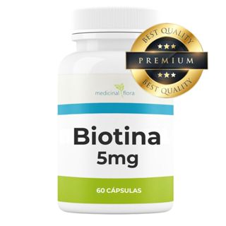 Biotina 5mg Original - Cabelo, Pele e Unha em Oferta na Shopee