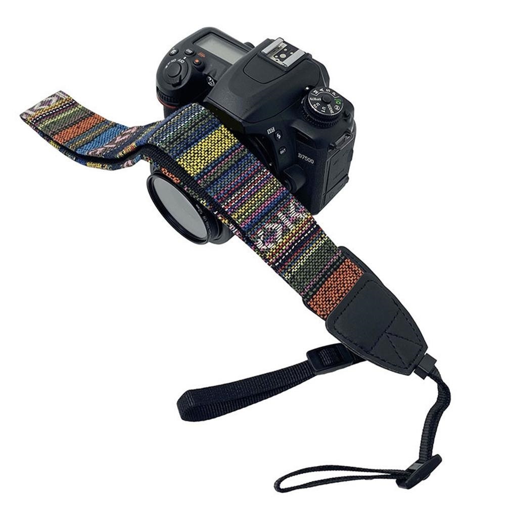 Alça De Ombro e Pescoço Estilo Retrô Correia para Câmeras Dslr Étnica Retro