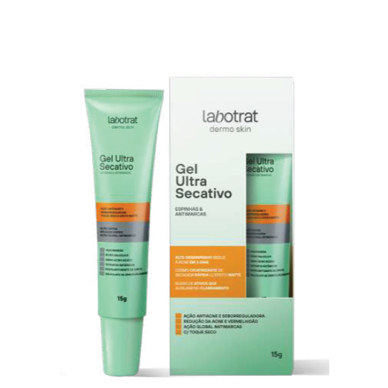 Gel ultra secativo espinhas e antimarcas 15g Labotrat