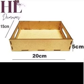 Kit 10 Unidades Bandeja mdf lisa decoração festa em Oferta na Shopee