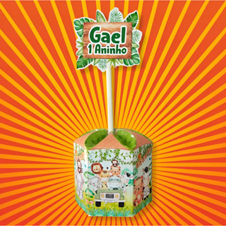 20 Unidades Centro de Mesa Safari Baby Personalizado Aniversário Fazemos qualquer tema em Oferta na Shopee