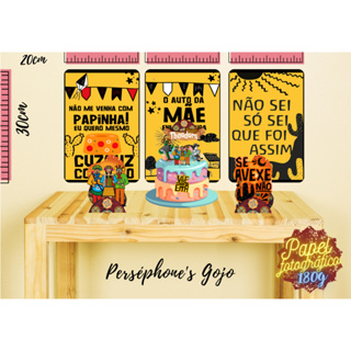 Kit é só um bolinho tema Nordeste - O Auto da mãe enlouquecida em Oferta na Shopee