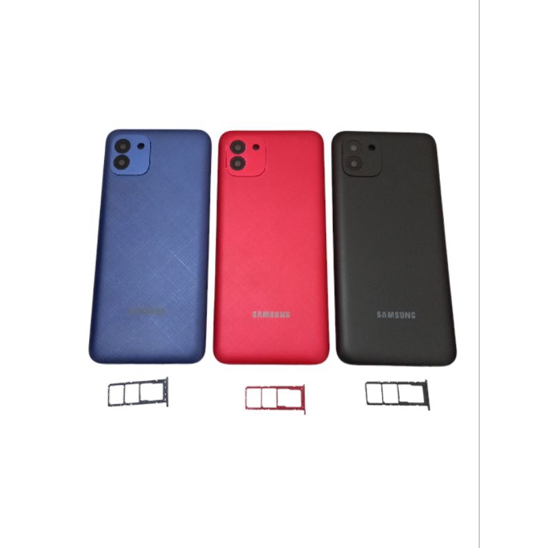 kit tampa traseira com lente + botão externo + gaveta galaxy A03 novo em Oferta na Shopee